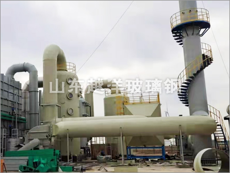 安徽池州 / 玻璃(lí)鋼吸收塔項目